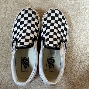 Girls Checkered Vans